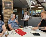School choir performing for Warwick Court, Daventry customers 12