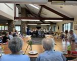 School choir performing for Warwick Court, Daventry customers 5