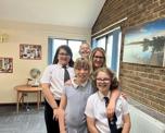 School choir performing for Warwick Court, Daventry customers 18