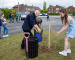 Planting trees with the Ripley Wildflowerers