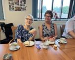 School choir performing for Warwick Court, Daventry customers 13