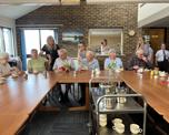 School choir performing for Warwick Court, Daventry customers 14