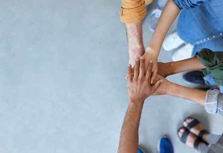 Group Of People Holding Hands 2